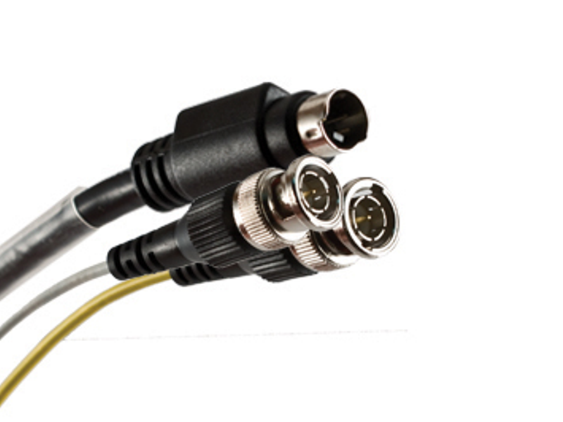 Kabel YC MiniDIN St./2xBNC St.30cm CVD1204-01